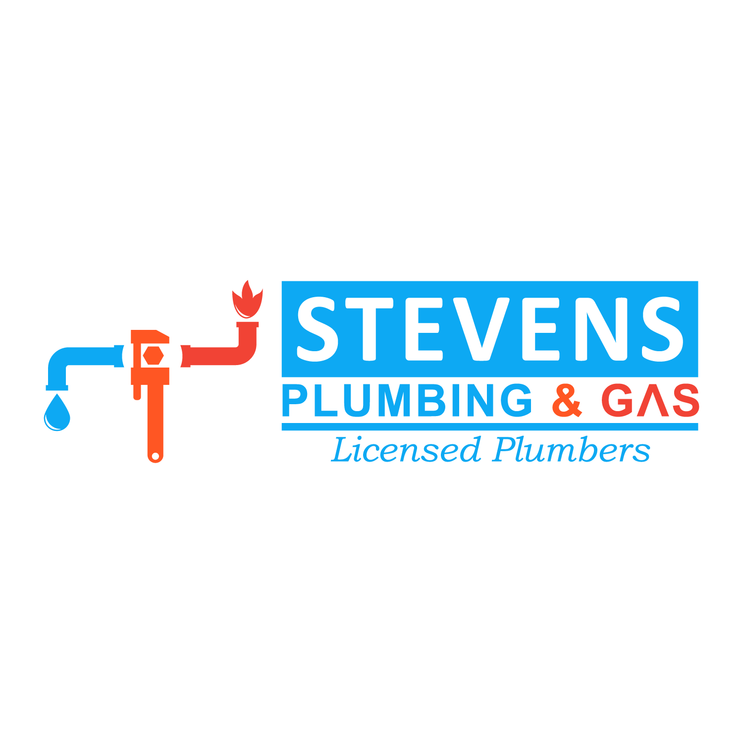 Logo Design by MaqsumKam for Stevens Plumbing & Gas | Design #19204331