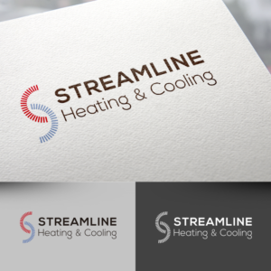 Logo Design by rafaeldsgn for Streamline Heating & Cooling | Design: #19247240
