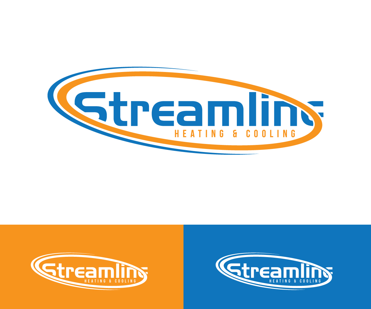 Logo Design by designmind78 for Streamline Heating & Cooling | Design #19199608