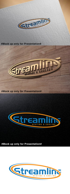 Logo Design by designmind78 for Streamline Heating & Cooling | Design: #19199609