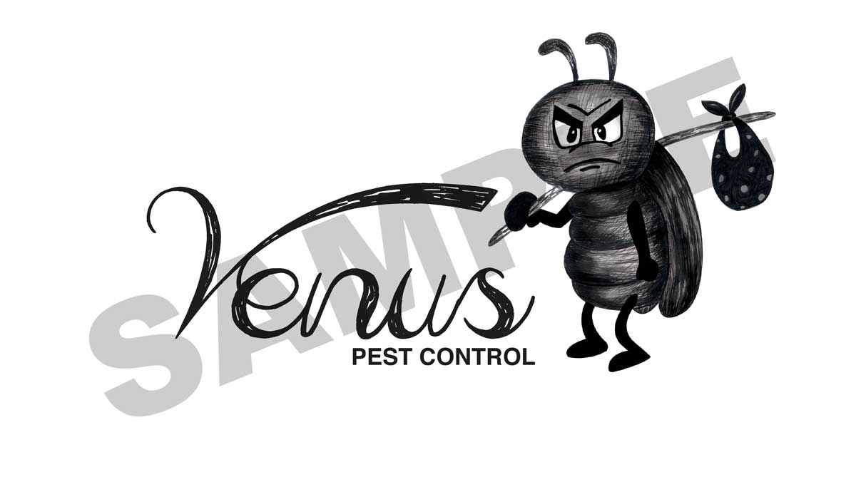 Illustration Design by claire_bbethell for Venus Pest Company | Design #2897980