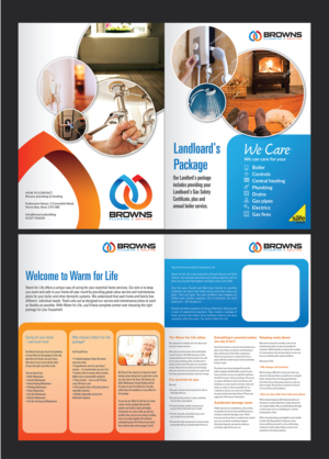 Brochure Design by Deziners Zone for Browns Plumbing & Heating Limited | Design: #19240593