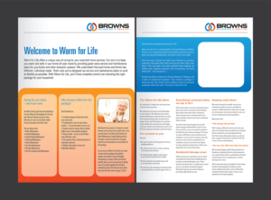 Brochure Design by Deziners Zone for Browns Plumbing & Heating Limited | Design: #19244602