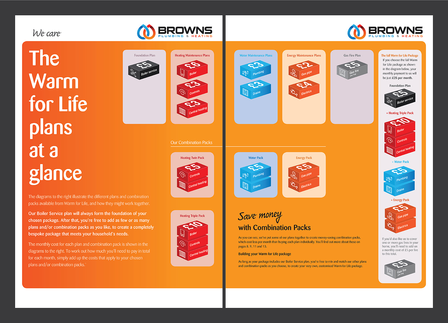 Brochure Design by Deziners Zone for Browns Plumbing & Heating Limited | Design: #19251815