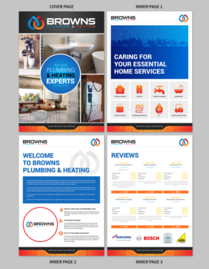 Brochure Design by SAI DESIGNS for Browns Plumbing & Heating Limited | Design: #19229745