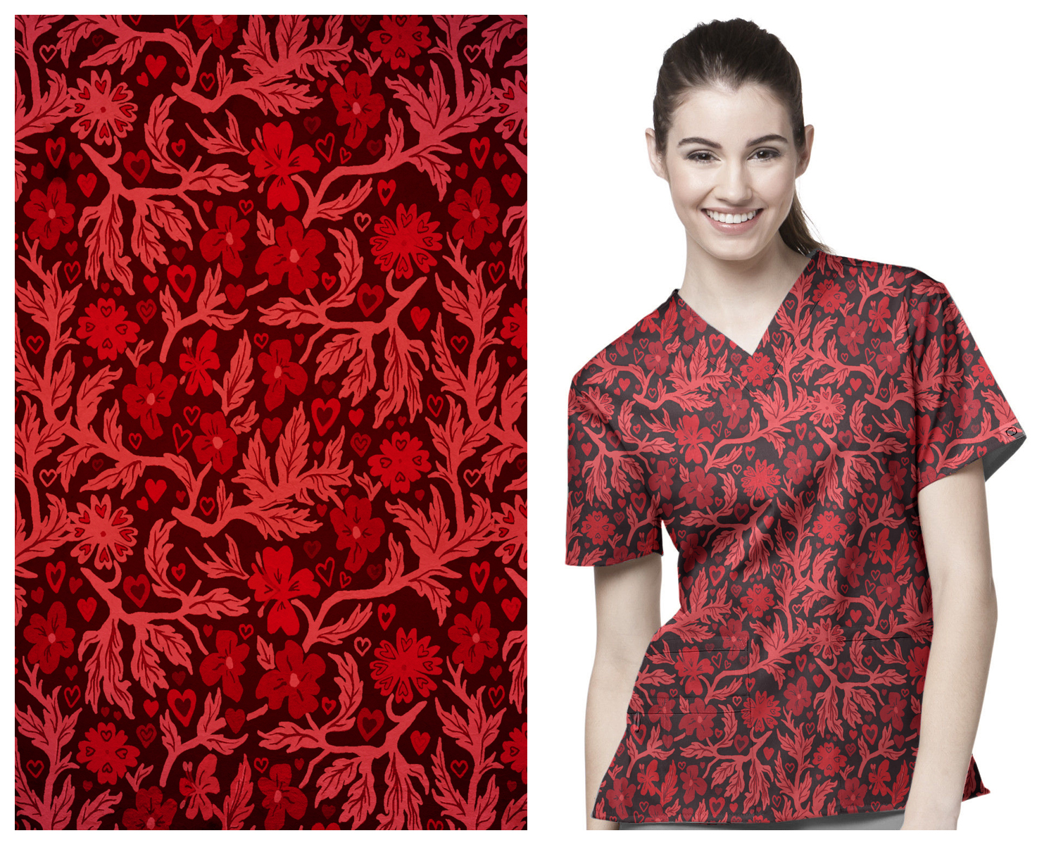 T-shirt Design by FrederickJay for Lydia's Uniforms | Design #19203598