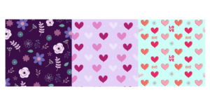 Valentine's Day Print for Scrub Top | T-shirt Design by an-designs