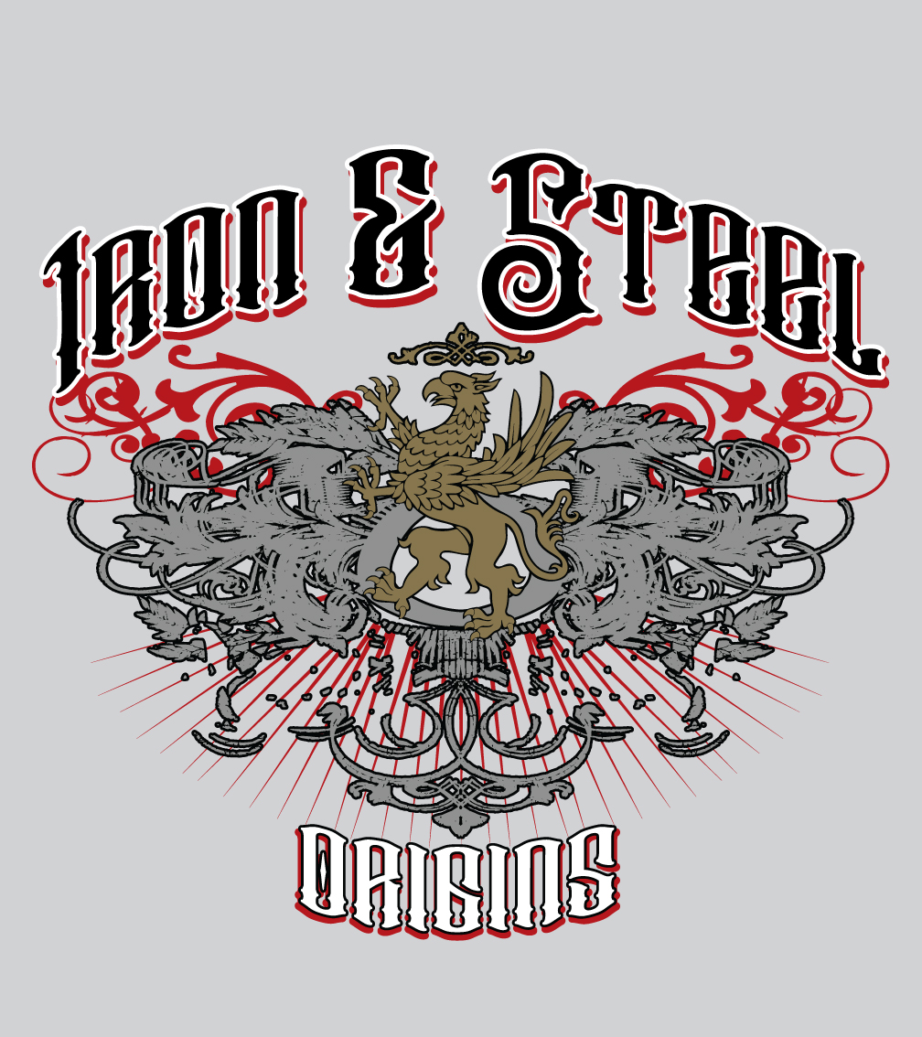T-Shirt-Design von FranklyGraphicDesign für Iron and Steel clothing | Design #19246809