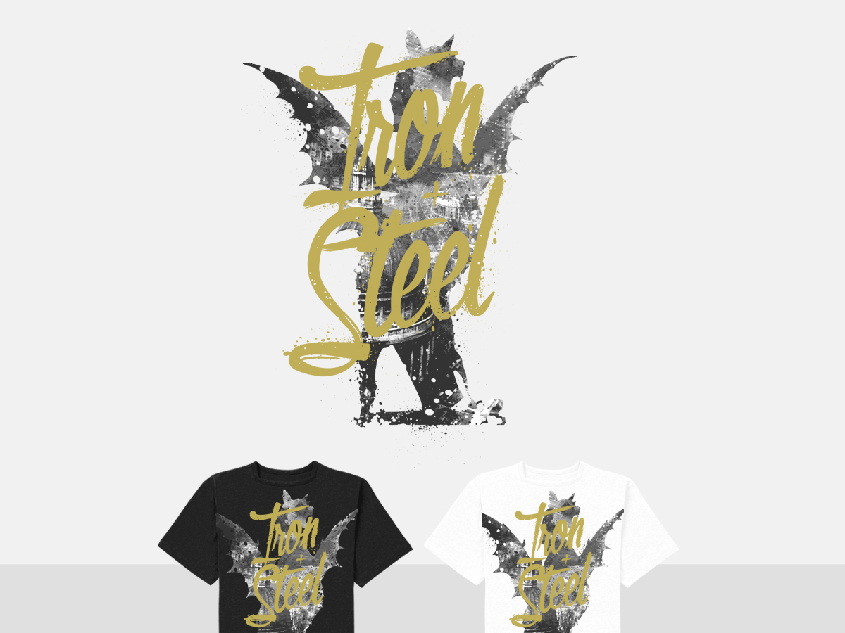 T-shirt Design by STierney for Iron and Steel clothing | Design: #19278425
