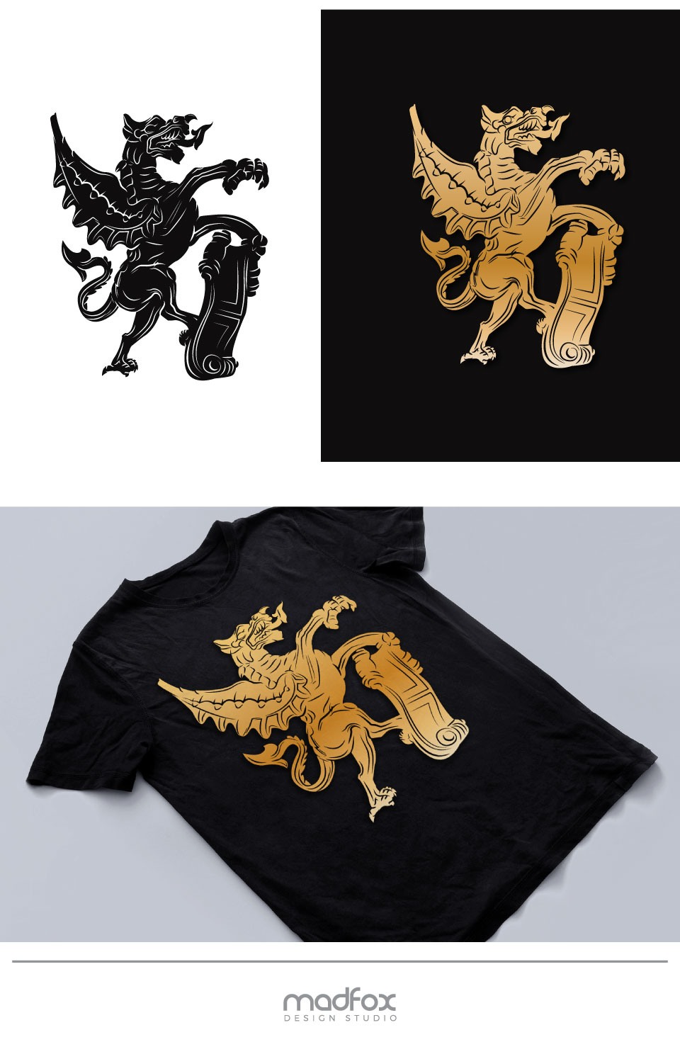 Design de T-shirt par WILD FOX Desing Studio pour Iron and Steel clothing | Design #19267046