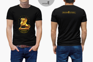 T-shirt Design by typeo1978 for Iron and Steel clothing | Design: #19267065