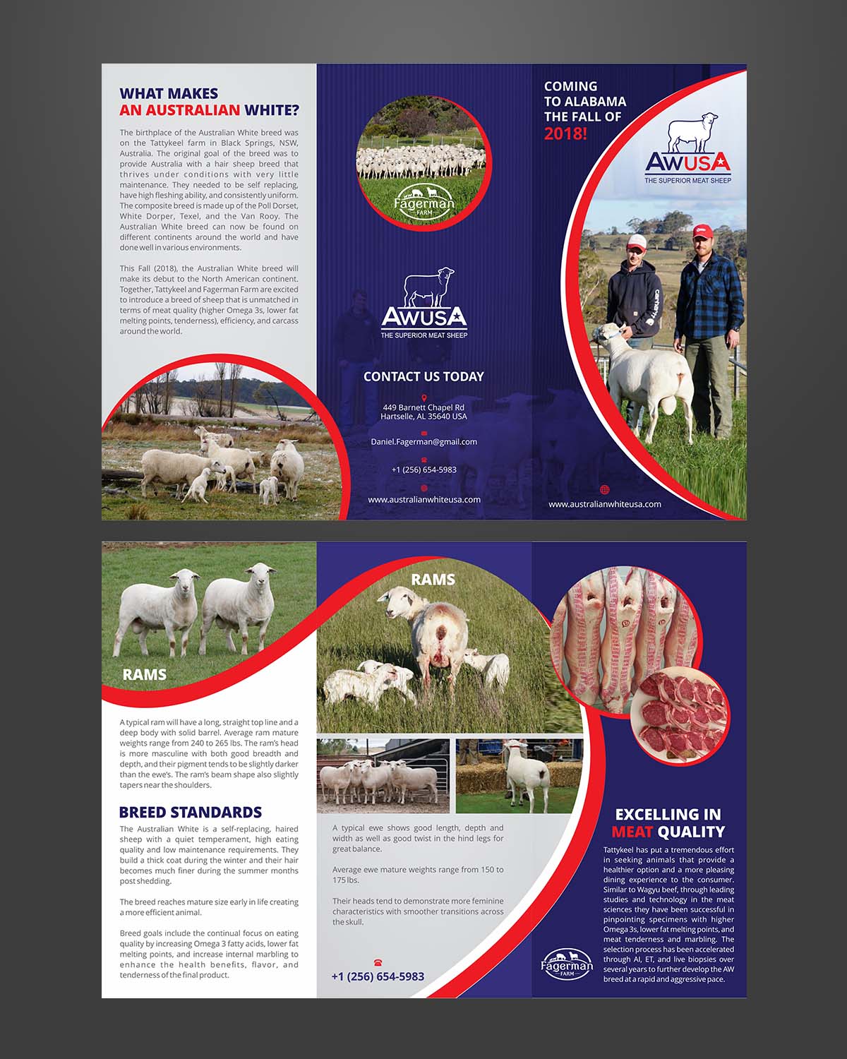 Diseño de Brochure por aspiremedia para Fagerman Farm | Diseño #19204183