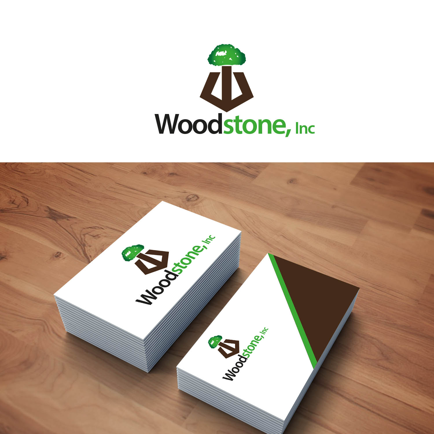 Logo Design by Finley Johnson for Woodstone, Inc. | Design #19219633