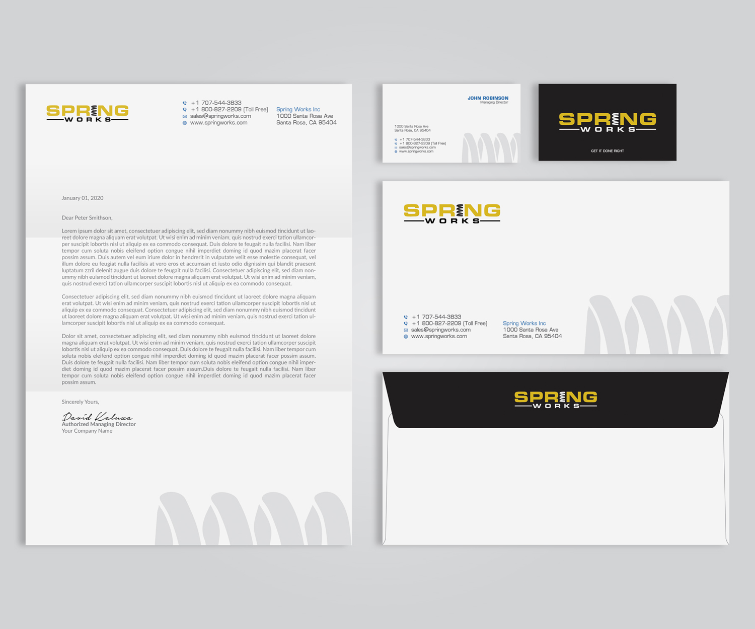 Design de Papeterie par OxonoArt pour Spring Works Inc | Design #19196290