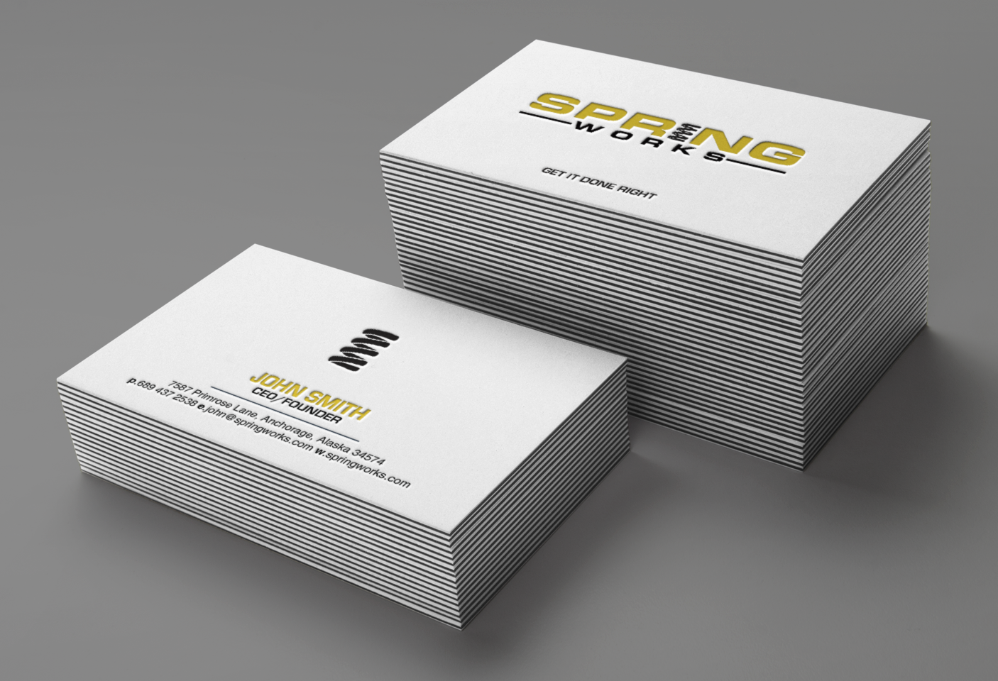 Stationery Design by chandrayaan.creative for Spring Works Inc | Design #19196259