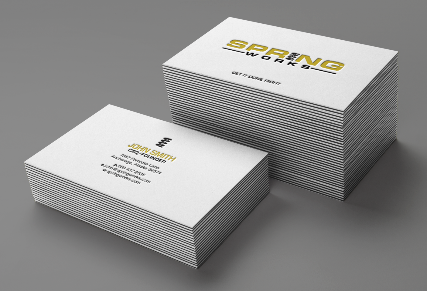 Stationery Design by chandrayaan.creative for Spring Works Inc | Design #19196260