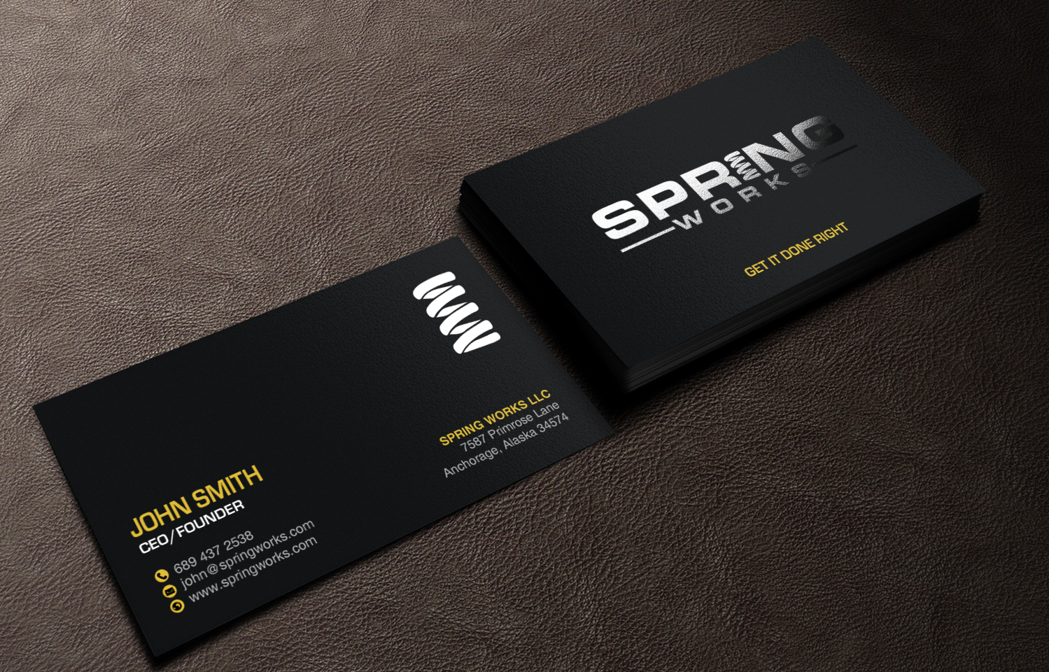 Stationery Design by chandrayaan.creative for Spring Works Inc | Design #19196939