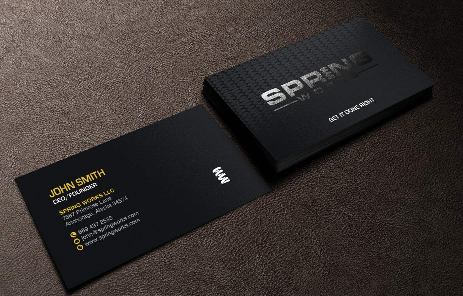 Stationery Design by chandrayaan.creative for Spring Works Inc | Design #19196949