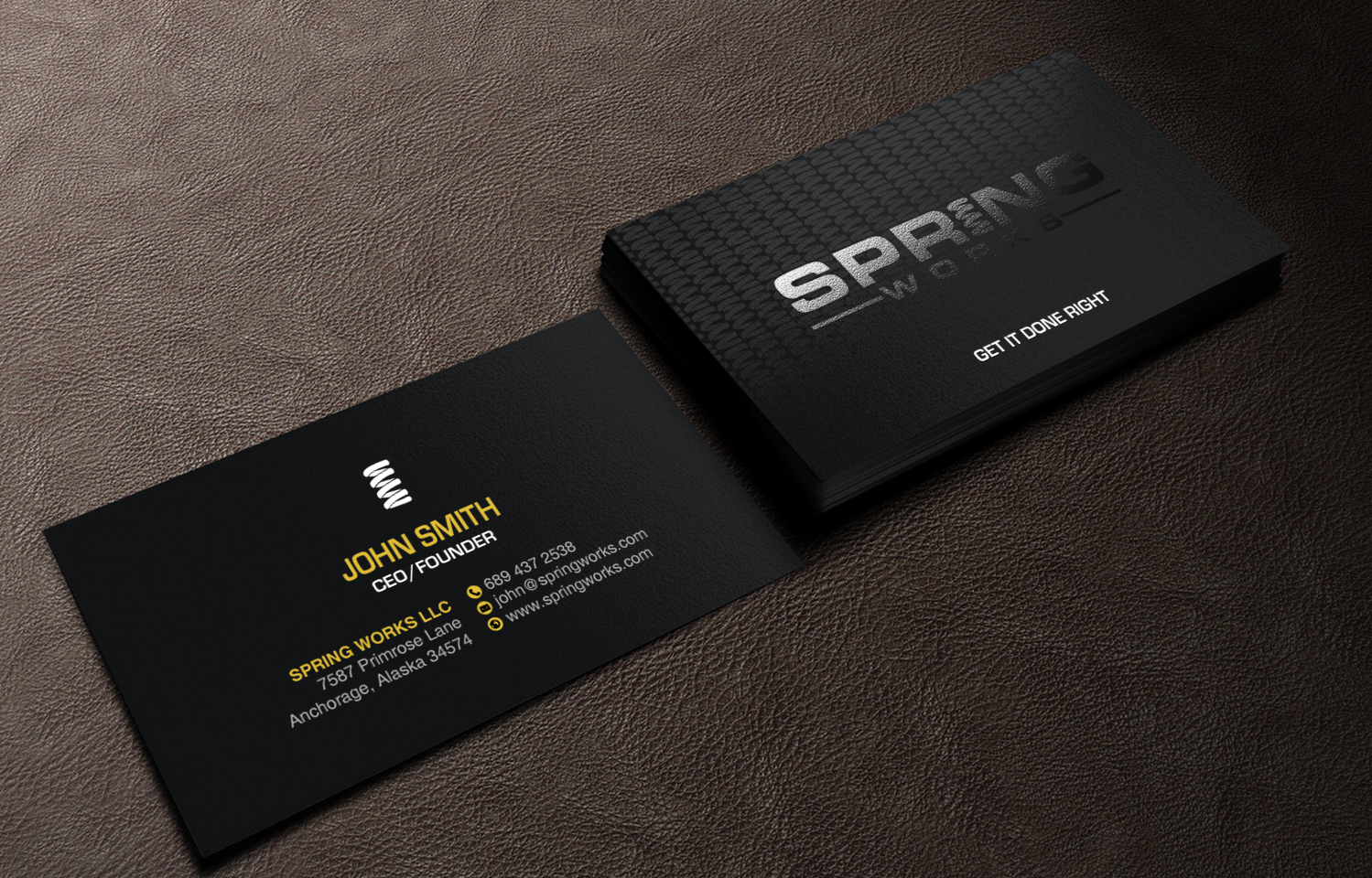 Stationery Design by chandrayaan.creative for Spring Works Inc | Design #19196951