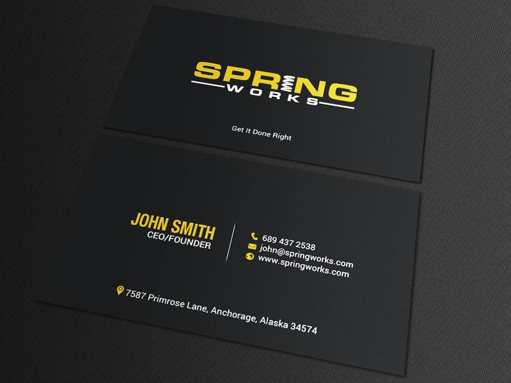 Schreibwaren-Design von chandrayaan.creative für Spring Works Inc | Design #19199173