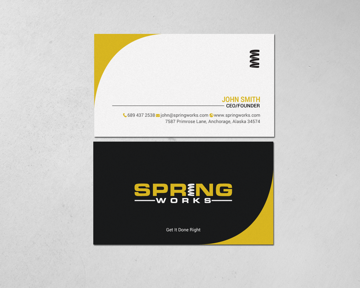 Schreibwaren-Design von chandrayaan.creative für Spring Works Inc | Design #19199182