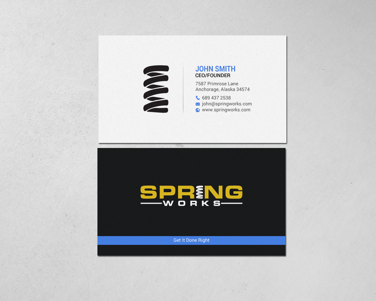 Schreibwaren-Design von chandrayaan.creative für Spring Works Inc | Design #19199183