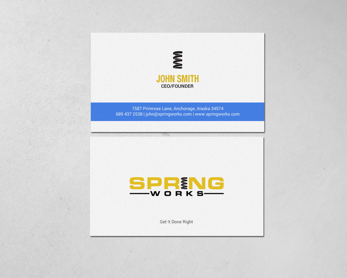 Schreibwaren-Design von chandrayaan.creative für Spring Works Inc | Design #19199190