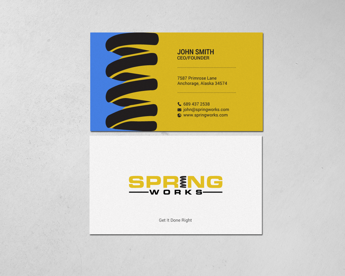 Schreibwaren-Design von chandrayaan.creative für Spring Works Inc | Design #19199193