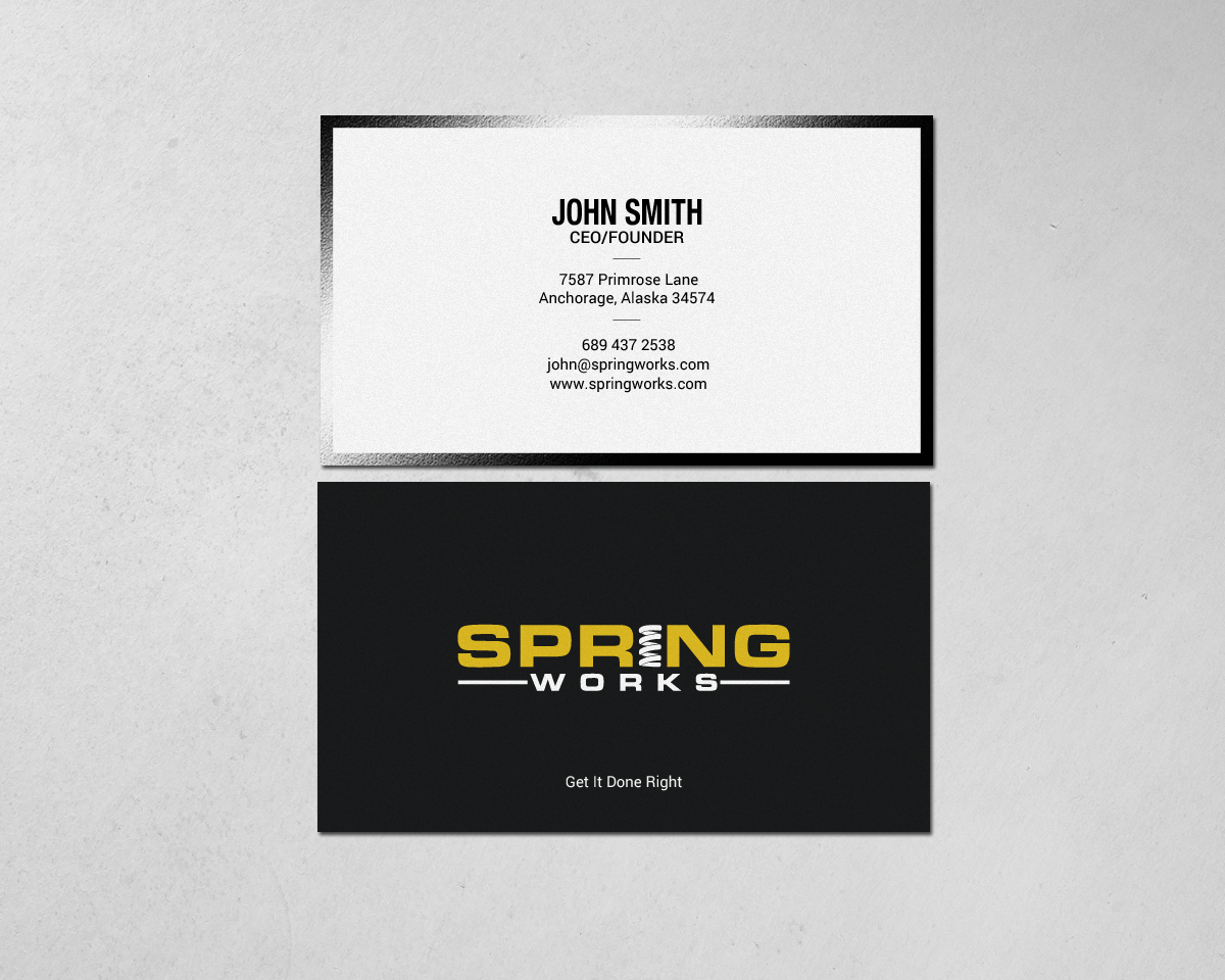 Schreibwaren-Design von chandrayaan.creative für Spring Works Inc | Design #19199198