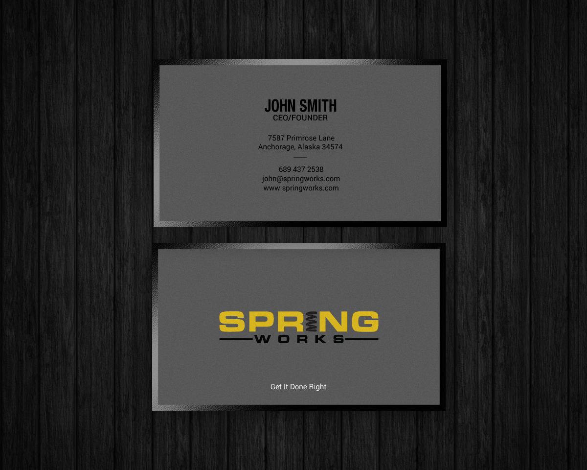 Schreibwaren-Design von chandrayaan.creative für Spring Works Inc | Design #19199199