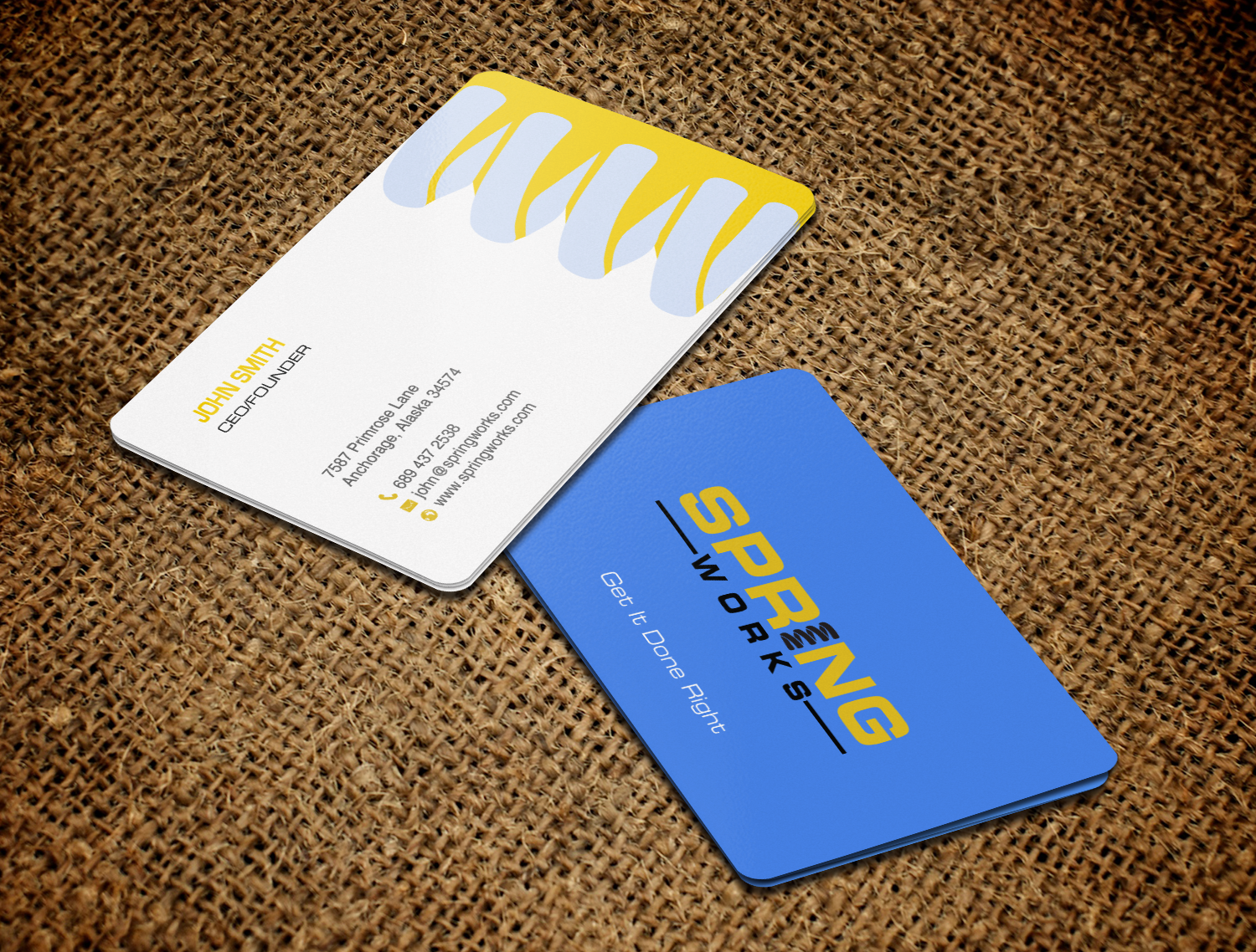 Stationery Design by chandrayaan.creative for Spring Works Inc | Design #19208579