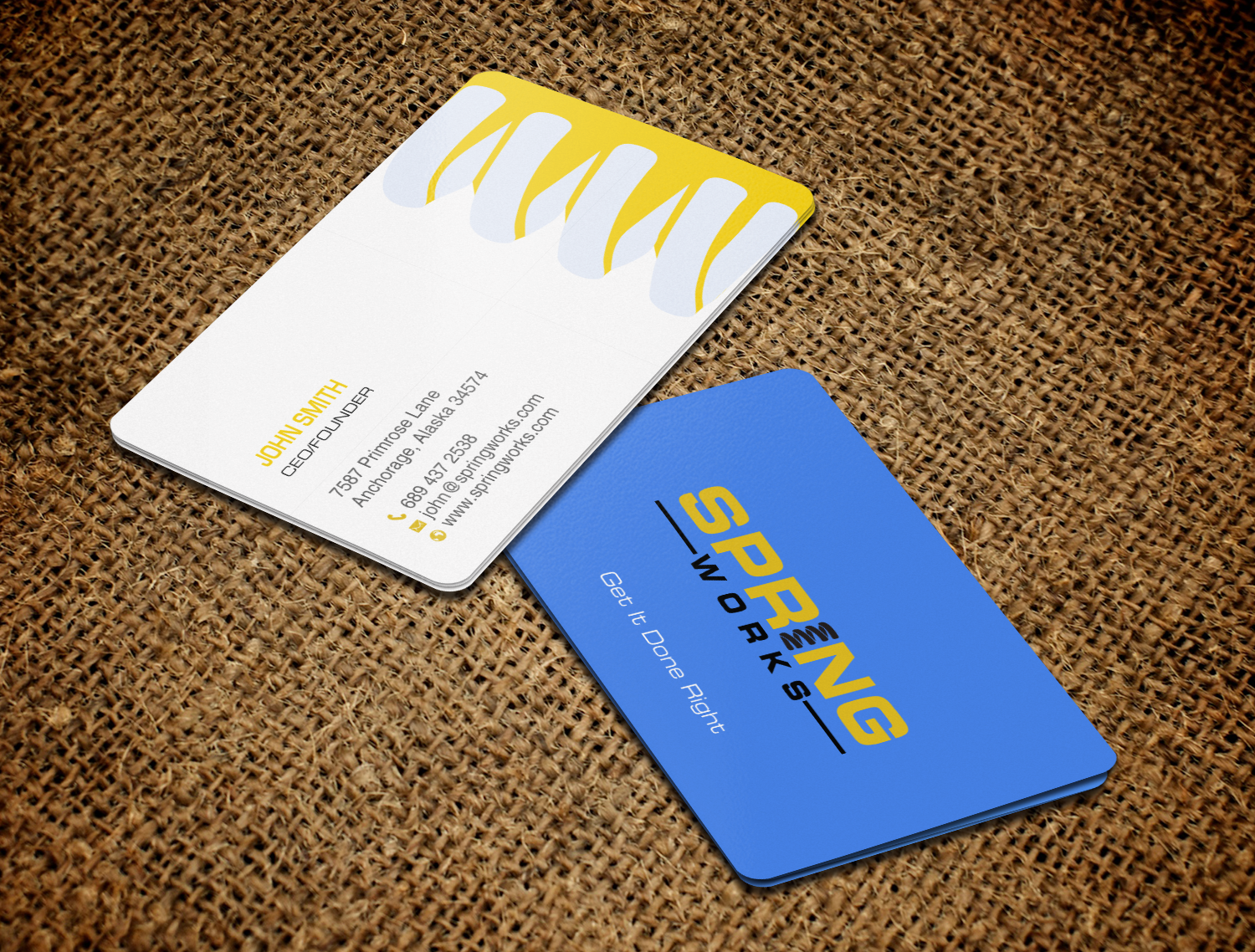 Schreibwaren-Design von chandrayaan.creative für Spring Works Inc | Design #19208581