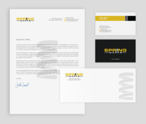 Schreibwaren-Design von chandrayaan.creative für Spring Works Inc | Design: #19209242