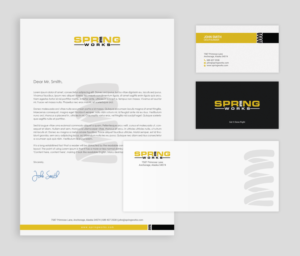 Schreibwaren-Design von chandrayaan.creative für Spring Works Inc | Design: #19209250