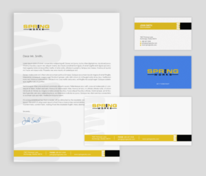 Schreibwaren-Design von chandrayaan.creative für Spring Works Inc | Design: #19209252