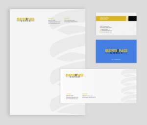 Schreibwaren-Design von chandrayaan.creative für Spring Works Inc | Design: #19211107