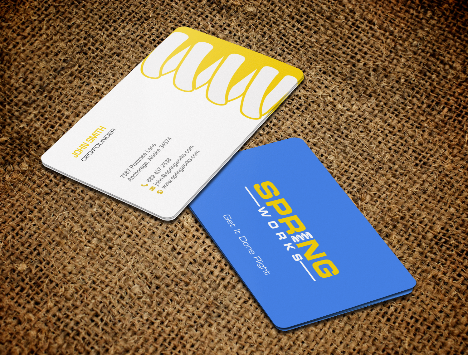 Stationery Design by chandrayaan.creative for Spring Works Inc | Design #19217335