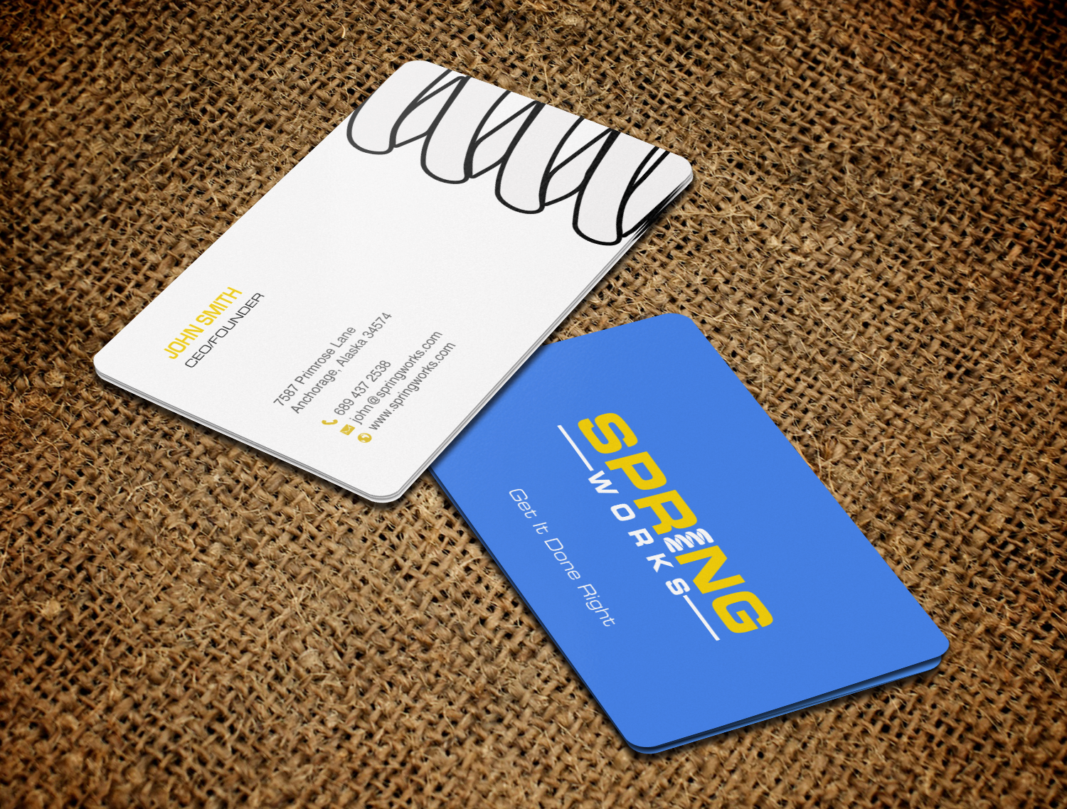 Stationery Design by chandrayaan.creative for Spring Works Inc | Design #19220161