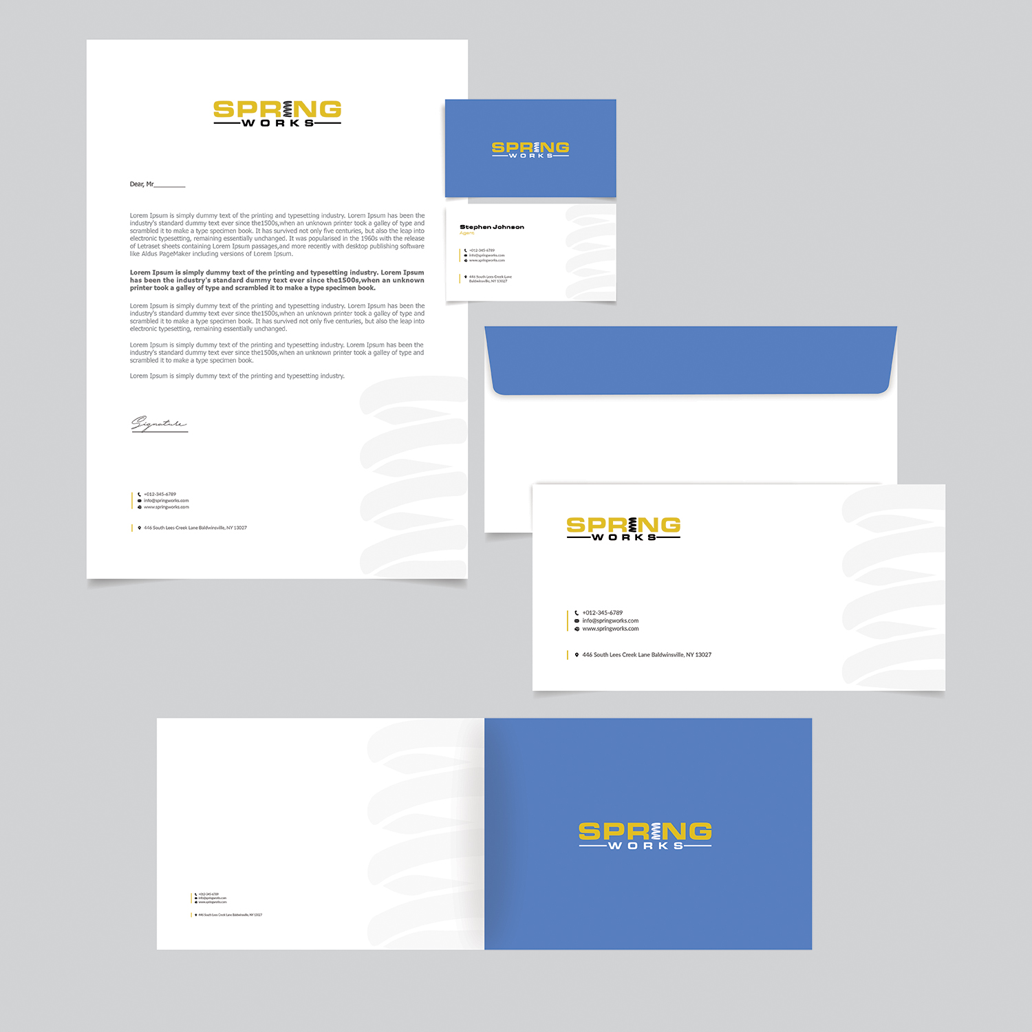 Schreibwaren-Design von bdesigner9 für Spring Works Inc | Design #19201137