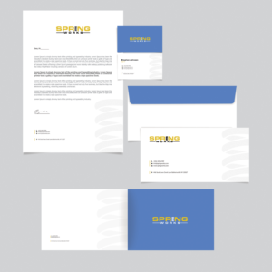 Stationery Design by bdesigner9 for Spring Works Inc | Design: #19201137