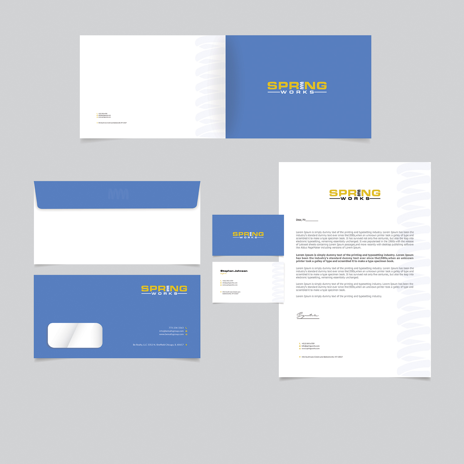 Schreibwaren-Design von bdesigner9 für Spring Works Inc | Design #19201138