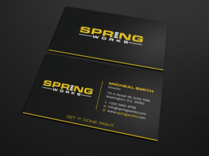 Schreibwaren-Design von Tripti Ranjan Gain für Spring Works Inc | Design: #19227157