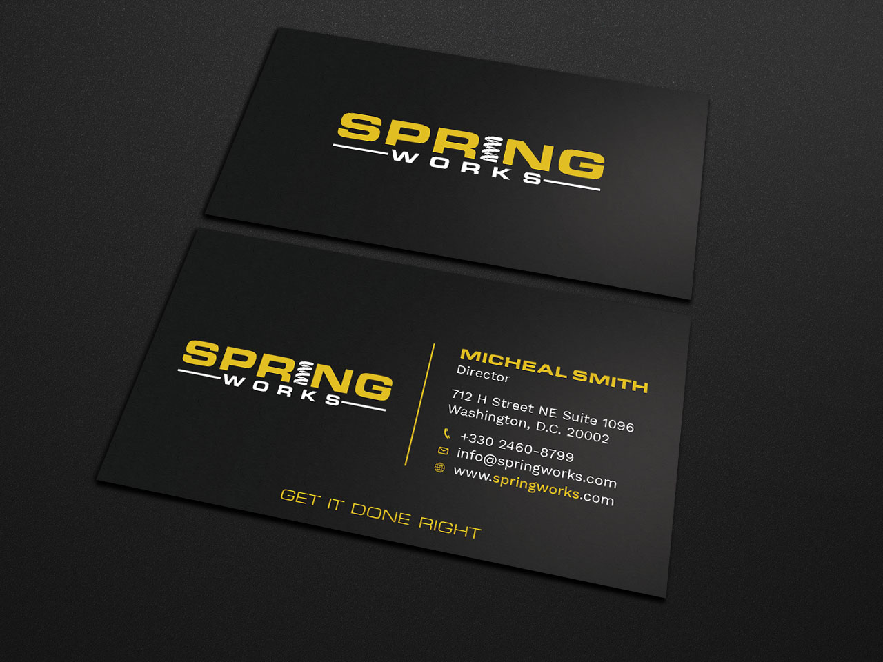 Stationery Design by Tripti Ranjan Gain for Spring Works Inc | Design #19227158