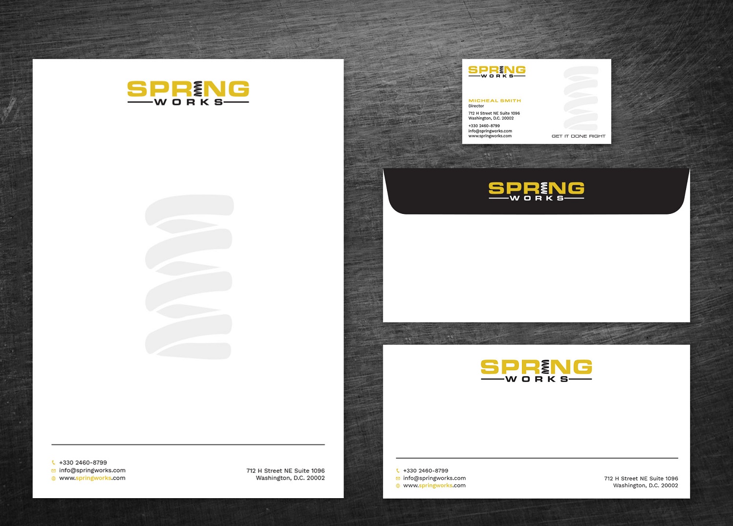 Design de Papeterie par Tripti Ranjan Gain pour Spring Works Inc | Design #19227165