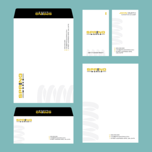 Schreibwaren-Design von Maxo-Biz für Spring Works Inc | Design: #19201278