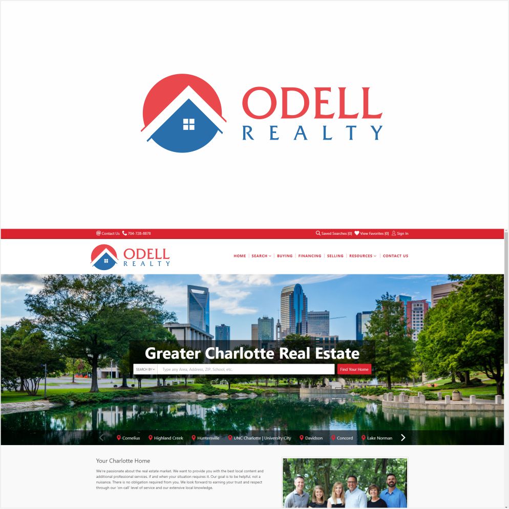 Bold, Playful Logo Design for Odell Realty by ruzgarsdizayn Design