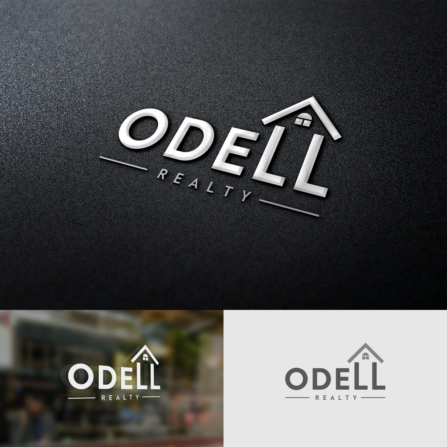 Logo Design by Paperfox Designs for Odell Realty, LLC | Design #19201994