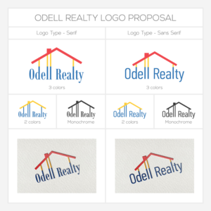 Logo Design by qiqiabaziz for Odell Realty, LLC | Design: #19213086