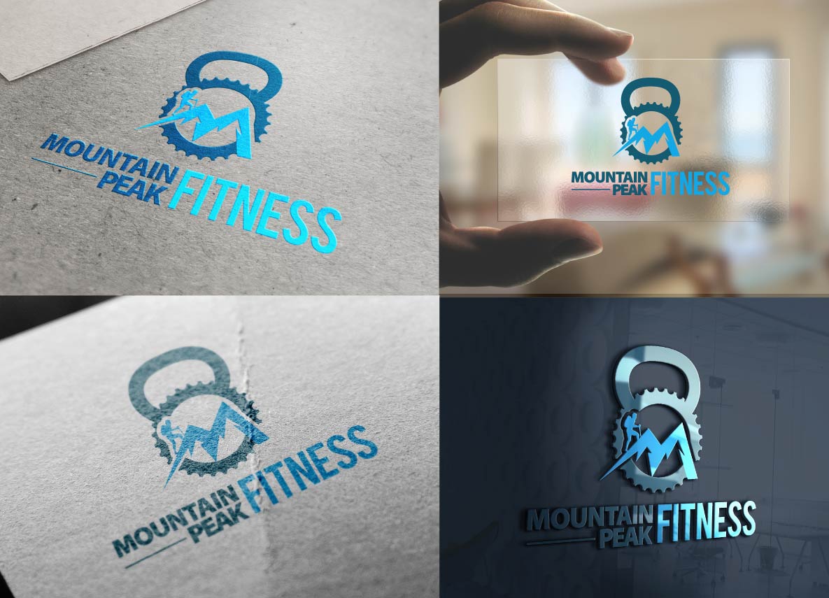Logo Design by hih7 for Mountain Peak Fitness | Design: #19250860