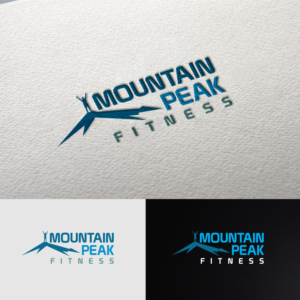 Logo Design by Arham Hidayat for Mountain Peak Fitness | Design #19234422
